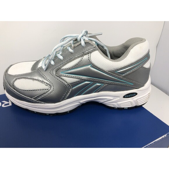 Reebok Women’s 6 M Composite Toe Performance Cross Trainer RB447 Grey White - Picture 8 of 12